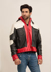 Batman Arkham Knight Red Hood Sheepskin Leather Jacket(Unisex)